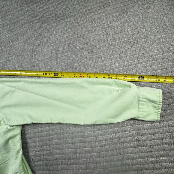 Vintage Polo Ralph Lauren Button Down Shirt Men M Green LS Y2K Classic Fit - Picture 4 of 9